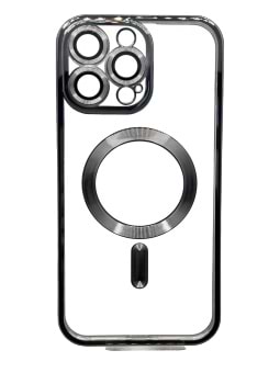 Чохол для смартфону BeCover TPU Chrome Case (MagSafe) for Apple iPhone 16 Pro Black (712080) - Фото 1