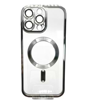 Чехол для смартфона BeCover TPU Chrome Case (MagSafe) for Apple iPhone 16 Pro Max Silver (712088) - Фото 1
