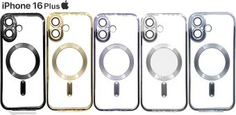 Фото - Чехол для смартфона BeCover TPU Chrome Case (MagSafe) for Apple iPhone 16 Plus Black (712075)