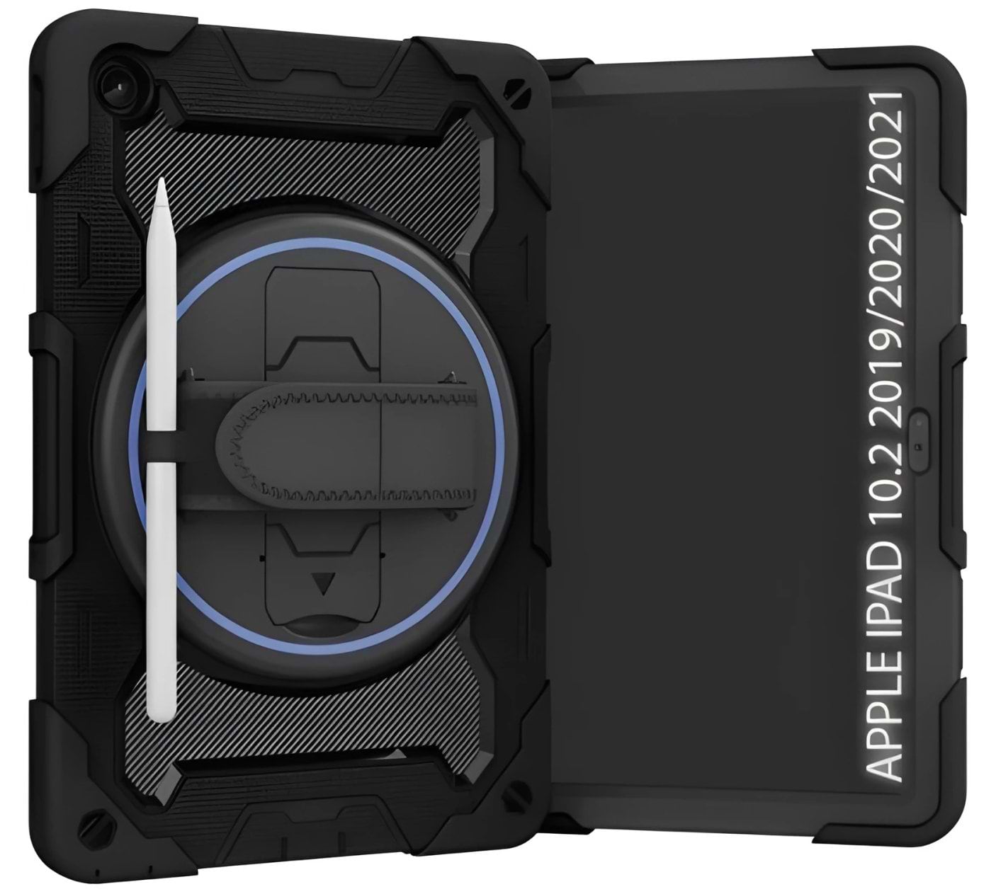 Чохол для планшету BeCover Horizontal handle for Apple iPad 10.2 2019/2020/2021 Black (712150) - Фото 1