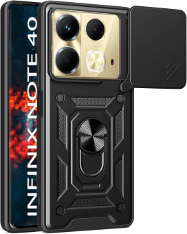 Чохол для смартфону BeCover Military for Infinix Note 40 (X6853) Black (712159) - Фото 1