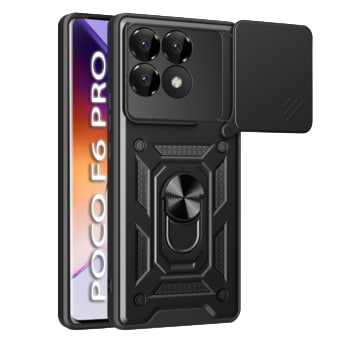 Чохол для смартфону BeCover Military for Poco F6 Pro Black (712166) - Фото 1