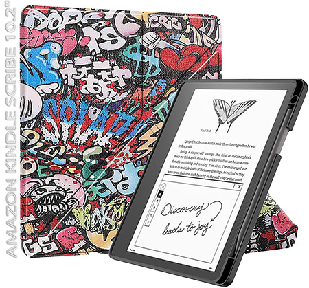 Чехол для электронной книги BeCover Ultra Slim Origami BeCover for Amazon Kindle Scribe 10.2'' Graffiti (712582) - Фото 1