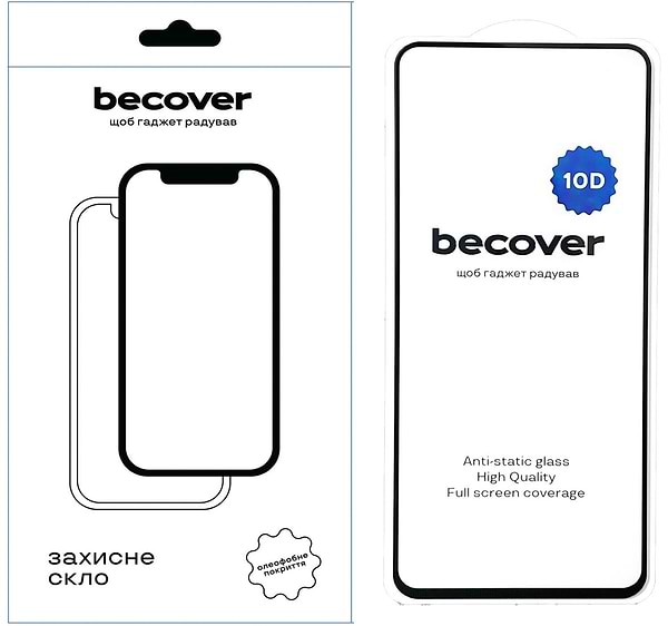 Фото - Захисне скло для смартфону BeCover for Infinix Hot 50 Pro (X6881) 10D Black (712714)