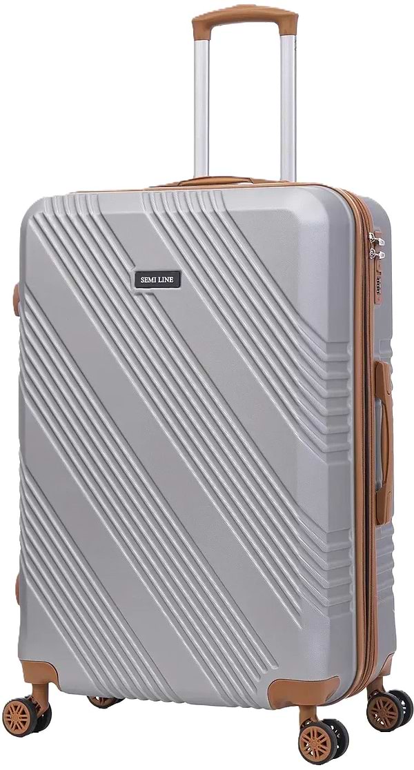 Фото - Чемодан Semi Line 24" (M) Light Grey (T5849-2)