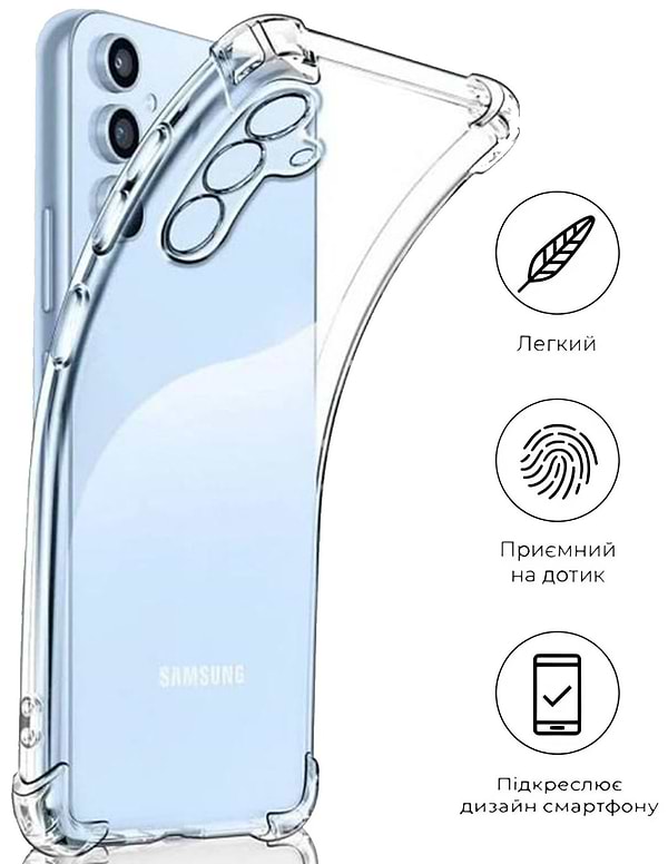 Фото - Чохол для смартфону BeCover Anti-Shock for Samsung Galaxy A56 SM-A566 Clear (712897)