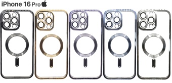 Фото - Чехол для смартфона BeCover TPU Chrome Case (MagSafe) for Apple iPhone 16 Pro Black (712080)