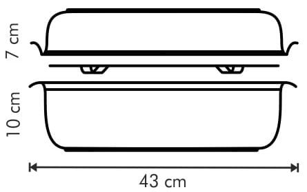 Фото - Каструля tescoma 713066 Exclusive 36х24 см