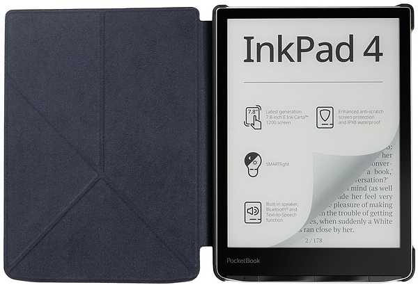 Фото - Чехол для электронной книги BeCover Ultra Slim Origami for PocketBook 743G InkPad 4/InkPad Color 2/InkPad Color 3 (7.8") Black (713082)