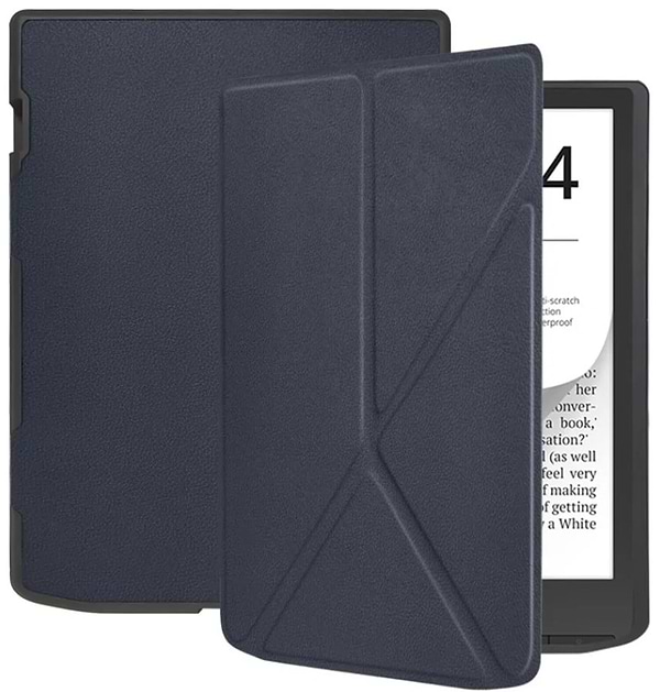 Фото - Чохол для електронної книги BeCover Ultra Slim Origami for PocketBook 743G InkPad 4/InkPad Color 2/InkPad Color 3 (7.8") Deep Blue (713083)