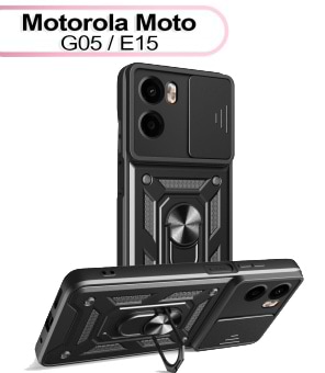 Чохол для смартфона BeCover Military for Motorola Moto G05 / E15 Black (713527) - Фото 1
