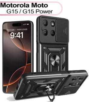 Фото - Чохол для смартфона BeCover Military for Motorola Moto G15 / G15 Power Black (713530) Фото - Чохол для смартфона BeCover Military for Motorola Moto G15 / G15 Power Black (713530)