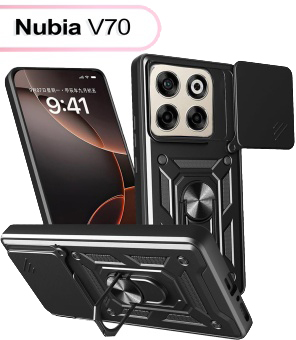 Фото - Чехол для смартфона BeCover Military for Nubia V70 Black (713534)
