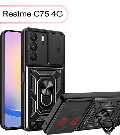 Чехол для смартфона BeCover Military for Realme C75 4G Black (713539) - Фото 1