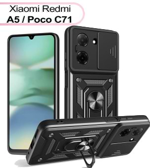 Чехол для смартфона BeCover Military for Xiaomi Redmi A5 / Poco C71 Black (713543) - Фото 1