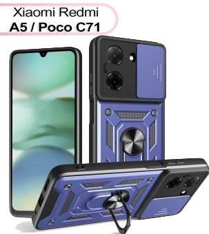 Чехол для смартфона BeCover Military for Xiaomi Redmi A5 / Poco C71 Blue (713544) - Фото 1