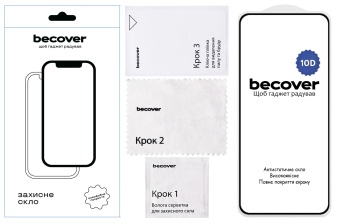 Фото - Защитное стекло для смартфона BeCover for Motorola Moto G05 / E15 10D Black (713575)