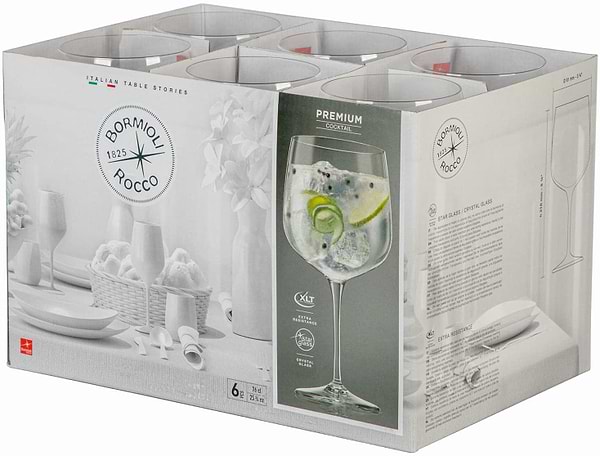Фото - Набор бокалов Bormioli Rocco Bartender Gin Cocktail 6x755 мл (170184BB9021990)