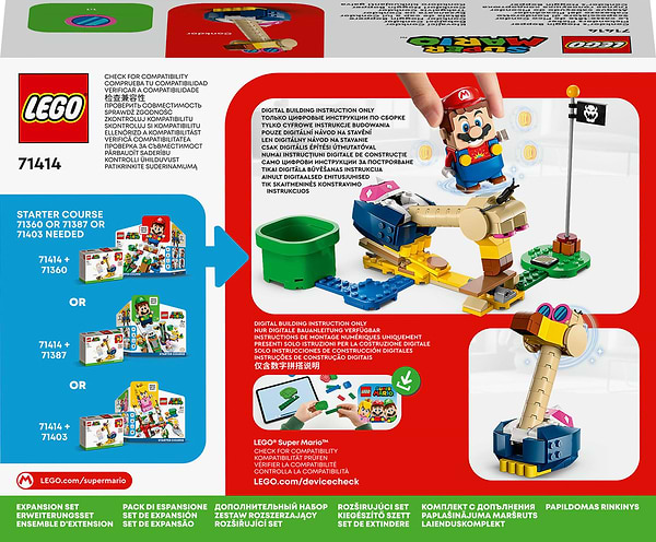 Фото - Конструктор LEGO Super Mario Ноггин Боппер Кондортюк. Дополнительный набор (71414)