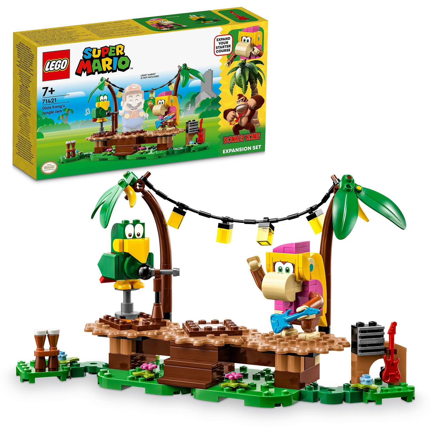 Конструктор LEGO Super Mario Імпровізація в джунглях Діксі Конґ. Додатковий набір (71421) - Фото 1