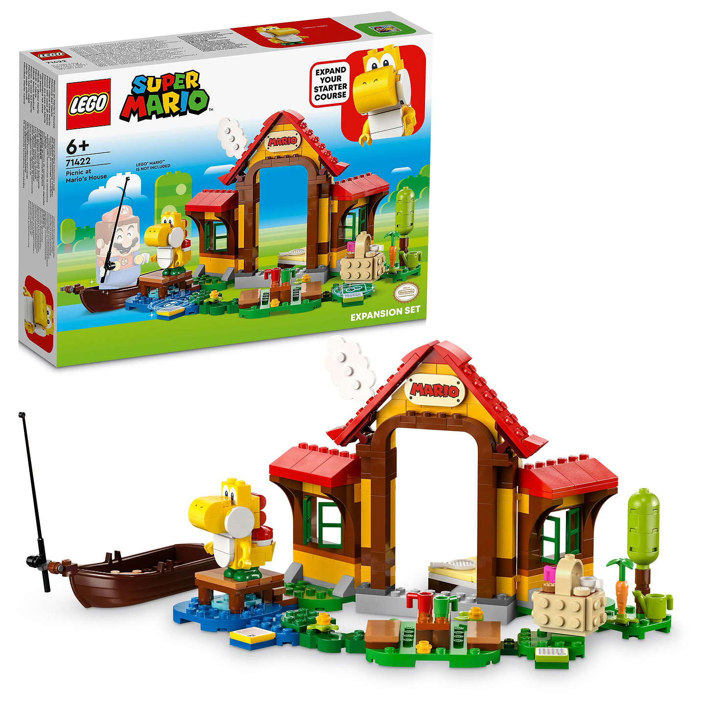 Конструктор LEGO Super Mario Пікнік у будинку Маріо. Додатковий набір (71422) - Фото 1