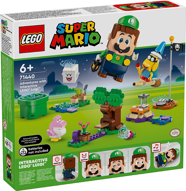 Фото - Конструктор LEGO Super Mario™ Пригоди з інтерактивним LEGO® Луїджі (71440)