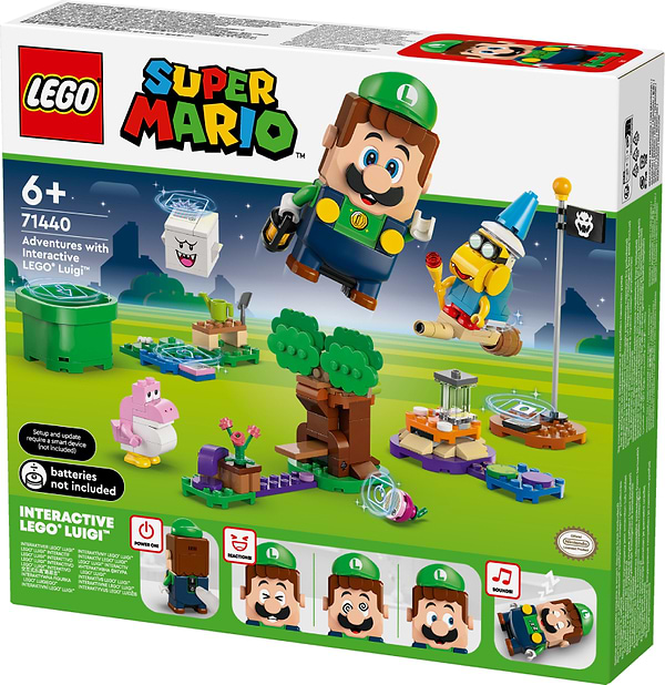 Фото - Конструктор LEGO Super Mario™ Пригоди з інтерактивним LEGO® Луїджі (71440)