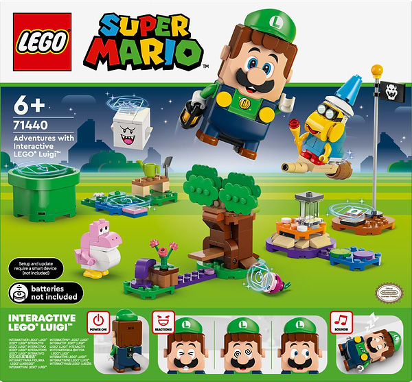 Фото - Конструктор LEGO Super Mario™ Пригоди з інтерактивним LEGO® Луїджі (71440)