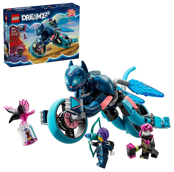 Фото - Конструктор LEGO DREAMZZZ™ Кошачий мотоцикл Зоуи (71479)
