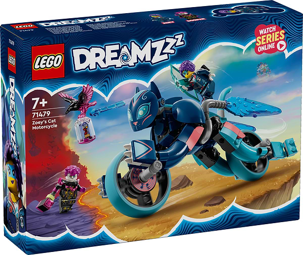 Фото - Конструктор LEGO DREAMZZZ™ Кошачий мотоцикл Зоуи (71479)
