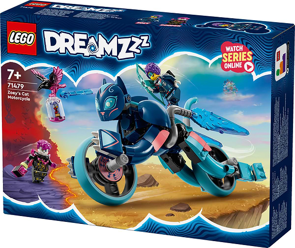 Фото - Конструктор LEGO DREAMZZZ™ Кошачий мотоцикл Зоуи (71479)
