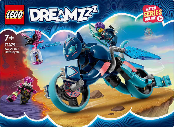 Фото - Конструктор LEGO DREAMZZZ™ Кошачий мотоцикл Зоуи (71479)
