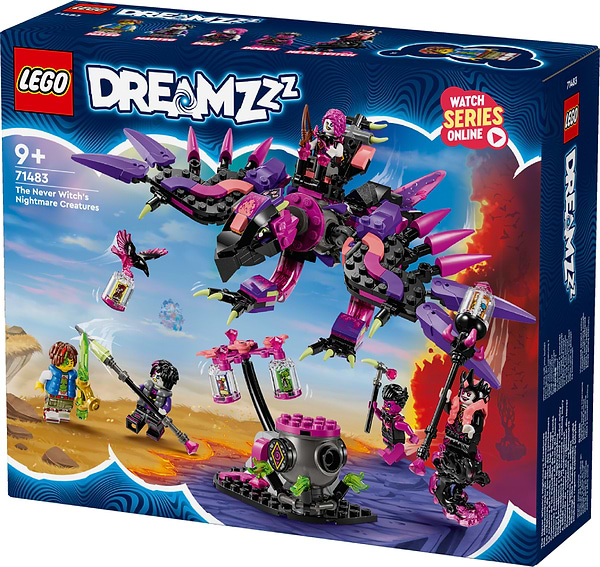 Фото - Конструктор LEGO DREAMZZZ™ Кошмарні істоти Невідьми (71483)