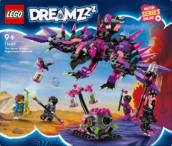 Фото - Конструктор LEGO DREAMZZZ™ Кошмарні істоти Невідьми (71483)