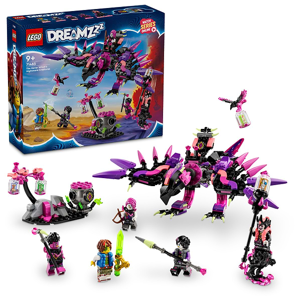 Фото - Конструктор LEGO DREAMZZZ™ Кошмарні істоти Невідьми (71483)