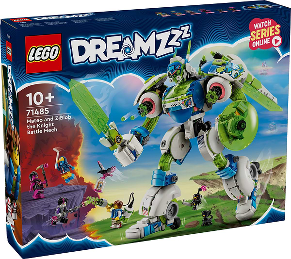Фото - Конструктор LEGO DREAMZZZ™ Матео и рыцарский боевой робот Зет-Блоб (71485)