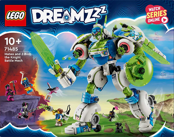 Фото - Конструктор LEGO DREAMZZZ™ Матео и рыцарский боевой робот Зет-Блоб (71485)