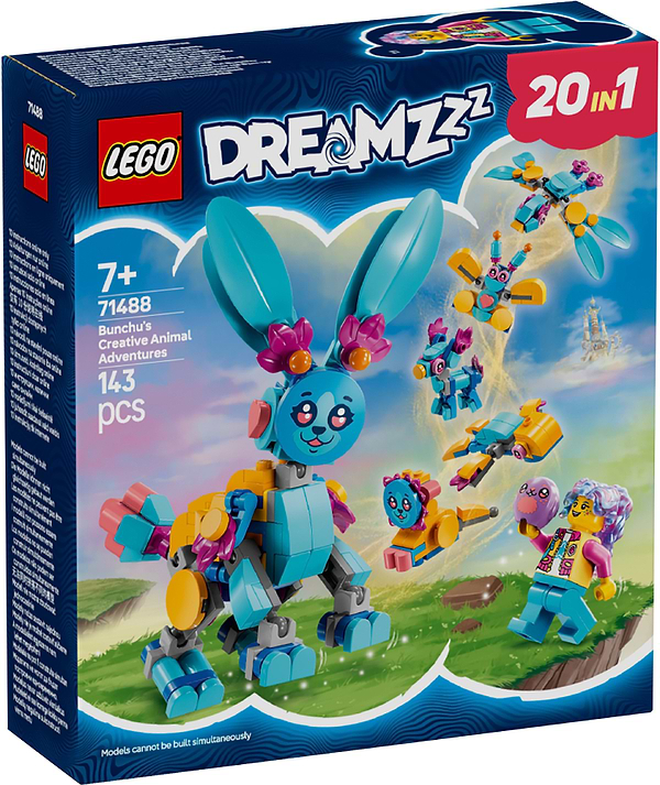 Фото - Конструктор LEGO DREAMZzz Творчі тваринні пригоди Бунчу (71488)