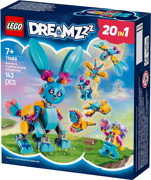 Фото - Конструктор LEGO DREAMZzz Творчі тваринні пригоди Бунчу (71488)