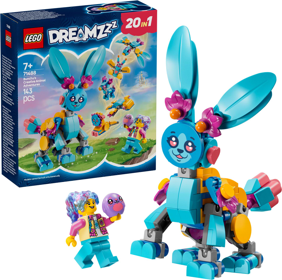 Конструктор LEGO DREAMZzz Творчі тваринні пригоди Бунчу (71488) - Фото 1