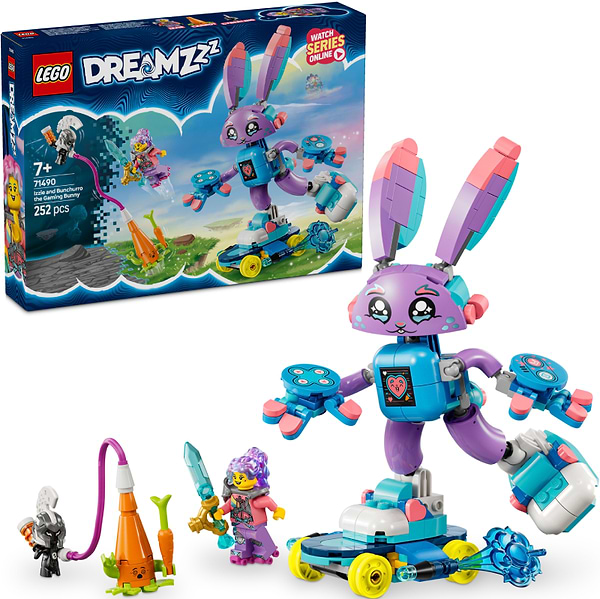 Фото - Конструктор LEGO DREAMZzz Иззи и Бунчуро, игровой кролик (71490)