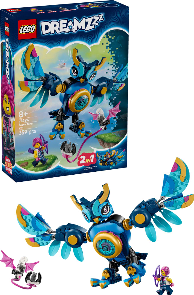 Конструктор LEGO DREAMZzz Сова часу Зоуі (71494) - Фото 1