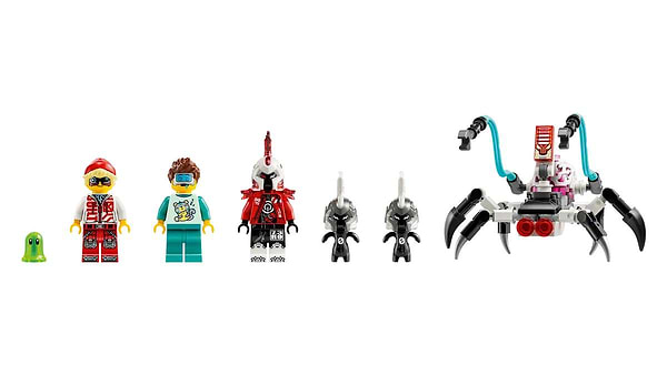 Фото - Конструктор LEGO DREAMZzz Робот-тигр Купера и Хот-род авто Зеро (71497)