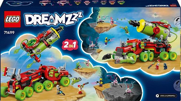 Фото - Конструктор LEGO DREAMZzz Вантажівка Матео з аерозольною фарбою (71499)