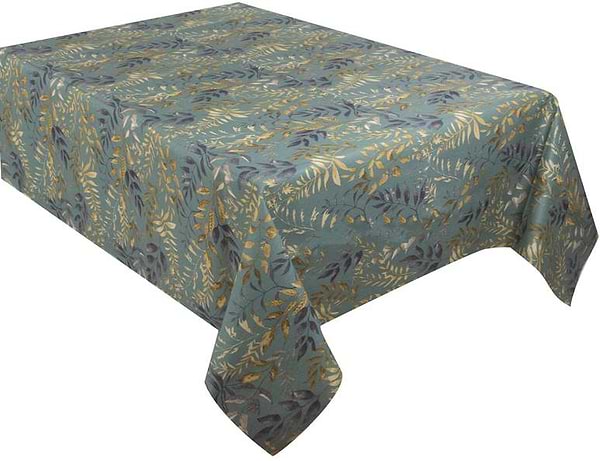 Фото - Скатерть квадратная Lefard Maracaibo зеленый 140х140 см (715-370)