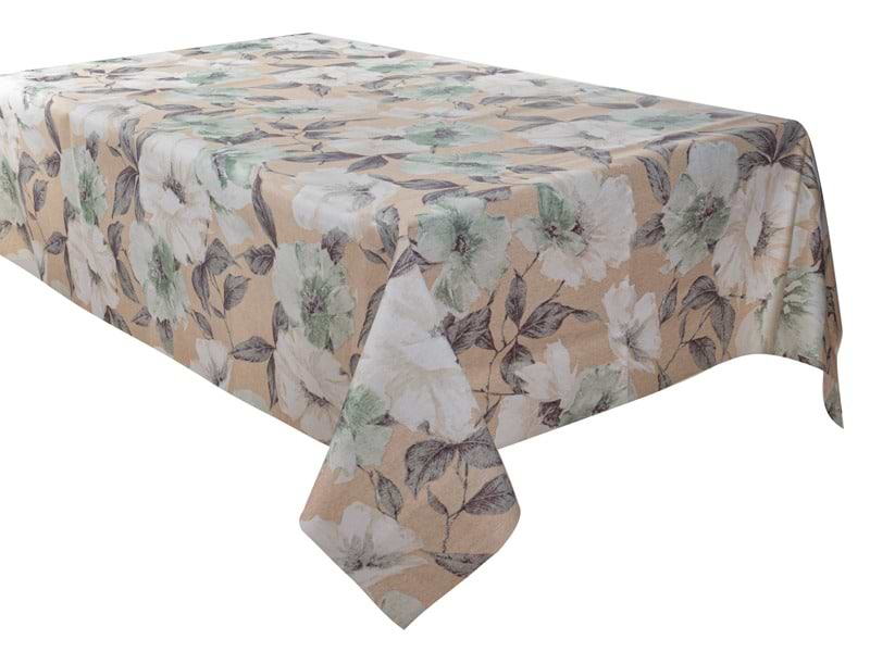 Скатертина квадратна Lefard Magic м'ята 140х140 см (715-423)