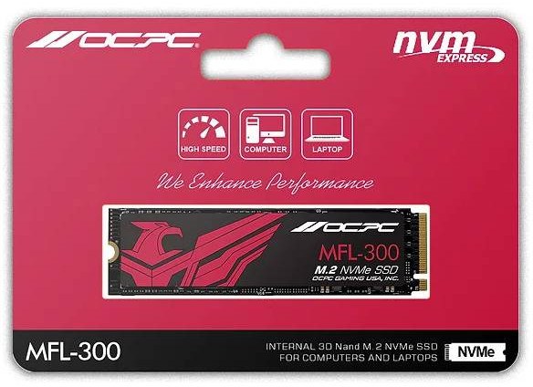 Фото - SSD-накопичувач внутрішній OCPC 512GB MFL-300 M.2 2280 PCIe 3x4 NVMe, Retail (SSDM2PCIEF512GB)