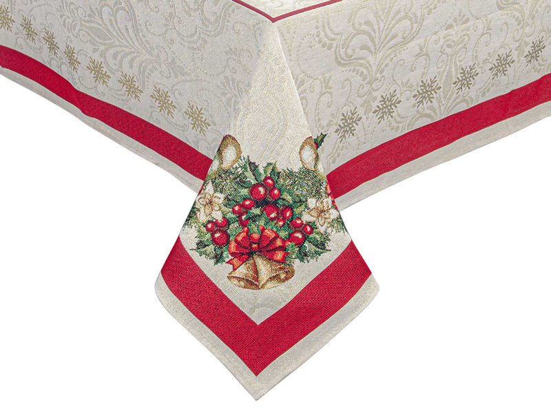 Скатерть квадратная Lefard Corona natale 140x140 см (716-153)