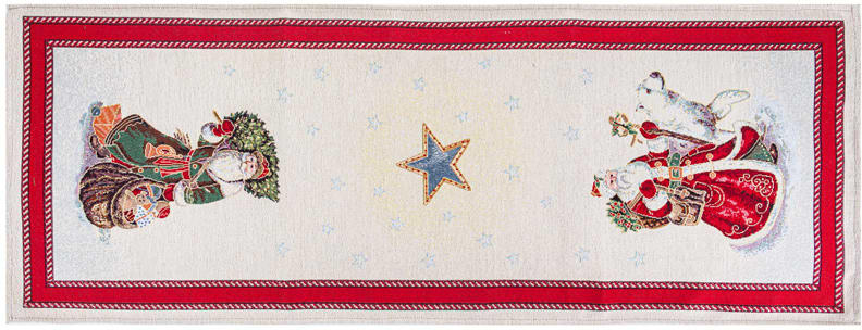 Скатерть раннер Lefard Snowing 40x100 см (716-172)