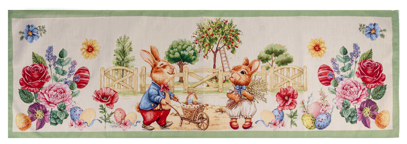 Скатертина раннер Lefard Кролик (Adams) 47х140 см 9716-231)